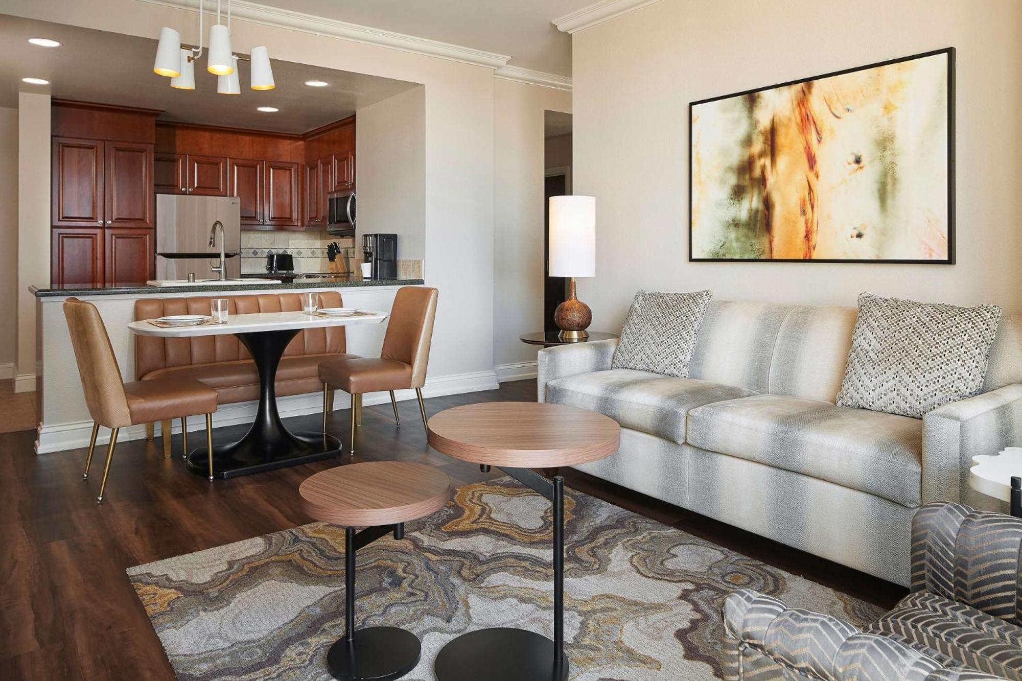 Two-Bedroom Suite Sofa Bed Kitchen