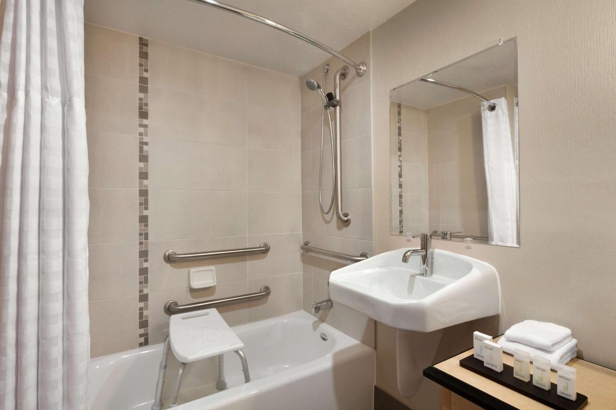 One-Bedroom King Suite Roll Shower Mobility Accessible